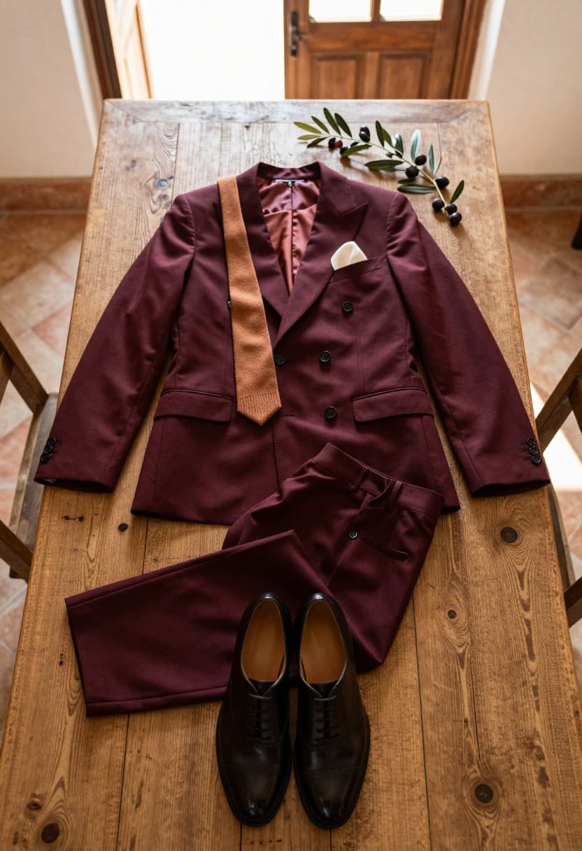 Hombre con traje boda otoño hombre 2026:, fotografía editorial masculina